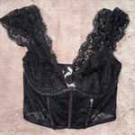 Victoria's Secret NWT  Black Corset Bustier Bra Top Size Small Photo 0