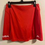 New NWT J.‎ Lindeberg Womens Red Team USA Golf Red Gisele Skirt Size XS Photo 0
