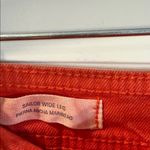 Universal Threads Universal Thread Women's High-Rise Corduroy Sailor Wide Leg Ankle Jeans Red 12 Photo 6