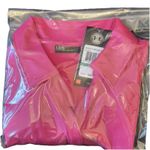 Under Armour NWT  Womens Large Pink One Button  Short Sleeve Polo Golf Heat Gear Photo 9