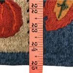 Tiara International TIARA Vintage Patchwork Enbroidery Full Zip Cardigan Sz M Blue Retro Cottage Y2K Photo 11