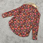 Sundance  Women’s Floral Button Down Shirt Longsleeve Lightweight Multicolor L Photo 7