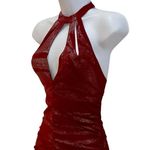 Topia Ruched Bodycon Dress Red Photo 1