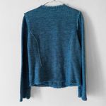 Nic+Zoe  Deserve It Fringe Detail Jacket SZ M Teal Photo 2