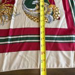 Vintage Hat Printed Scarf Italy Silk Betmar Classy Feathers Retro Gatsby Red Photo 11