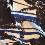 L'Agence Palm Print Romper Women's Small Black Blue White Casual Summer Photo 8