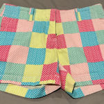 Vineyard Vines Women's Shorts Blue Pink Yellow Green Whales Size 4 Photo 0