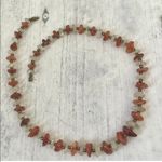 Carnelian and quartz necklace Photo 0