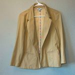 Croft & Barrow Women's Croft & BarrowCutaway Tan three Quarter Sleeve Blazer Photo 1