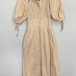 Mon Renn Marlow Midi Dress Size US XS Color Cream Photo 1