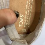 Toms  gray deconstructed alpargata slip on shoes women’s size‎ 9 casual neutral Photo 8