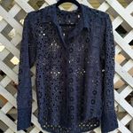 Free People Crochet Yesenia Shacket Photo 2