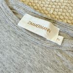 Zimmermann ZIMMERMAN Long Sleeve Jersey Midi Dress Casual Tee Shirt Dress size 2 Medium Photo 2