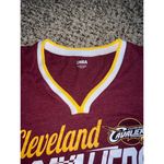 Nba  women's‎ "Cleveland Cavaliers" maroon short sleeve tee size large Photo 4