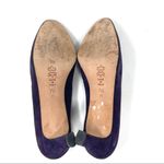 LARRY STUART vintage dark plum suede heels, made in Italy, size 7.5 Photo 10