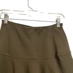 Free People  Olive Green Flared Mini Skirt, Above Knee, Versatile & Stylish Sz S‎ Photo 4