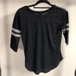 Zion Rootswear Johnny Cash Gray & Black T-Shirt 3/4 Length Sleeves Size S Photo 3