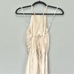 Shona joy  La Lune Gathered Square Neck Bias Dress in Cream Size 6 Photo 8