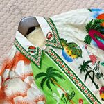 NWOT ALEMAIS Paradiso Linen Mini Shirtdress Size 6 Missing belt Photo 11