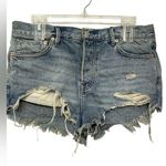 We The Free  Distressed Denim Shorts Size 27 Photo 0