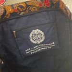 Singapore Quilted Tote Bag with Floral Design Blue Photo 2