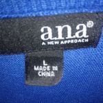 a.n.a . L Lapis Blue Stretch Mini Dress Tunic Photo 5