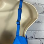 Trina Turk Bikini Swim Top Ruffle Tie Back Adjustable Straps Royal Blue 10 Photo 6