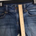 American Eagle dark denim kick boot super stretch jeans size 4 short Photo 6