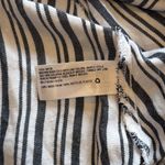 Isabel Maternity by Ingrid & Isabel Stripe Cuffed Short Sleeve Shirt Dress White Size undefined Photo 2