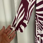 Banana Republic  dress white/burgundy size xs Photo 3