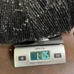 Mac Duggal Ieena for  Black Sequin Dress Deep V Neck Sleeveless Party Cocktail Photo 11