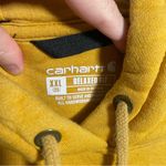 Carhartt relaxed fit logo hoodie pullover mustard color Photo 2