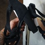 Torrid black thick strappy wrap heels size 9.5w Photo 5