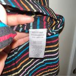 Solid & Striped NWT  Oxford Tunic Blackout Rainbow Pinstripe 100% Cotton Shirt Photo 7