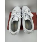 Puma Court Sneaker, White, Women's Casual Low Top Leather Shoes Size 11 Photo 6