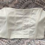 SheIn White Corset Tube Top Photo 0