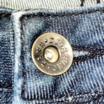 Zana Di Zana-di Wormen's Skinny Dark Wash Jeans w/Studs Down the Outer Thigh-Jr. Size 9 Photo 12