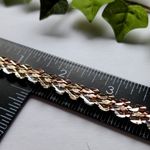 Gold Filled Tri Color Link Bracelet Photo 4