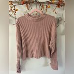 American Eagle  Outfitters Soft Pink Knit Sweater Photo 1
