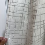 BCBGMAXAZRIA  Formal Trudy A Line Dress Metallic Cream Silver Strapless Size 0 Photo 8