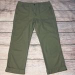 Levi's Capris Chino Pants Hazy Green Women’s Size 30 Utility Boho Utility Pants Photo 0