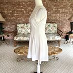 Teeze Me Dress Skater Midi White Sleeveless V-neck 7/8 Cocktail Party Grad Photo 6