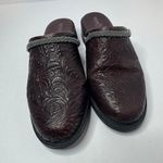 Minnetonka Brown Leather Mules Size 6.5 Photo 0