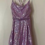 Purple Sparkly Dress Photo 0