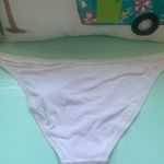 BCBGMAXAZRIA BCBG 💕 White/cream  ruffled Swim Bottom NWT Photo 3