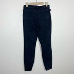 Rock & Republic Dark Wash Raw Hem High Roller Skinny Jeans Photo 9
