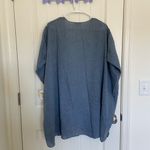 NWT | Style &‎ Co women’s lightweight embroidered open kimono cardigan medium Blue Photo 6