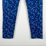 Nike  Cropped Athletic Leggings Blue Sz‎ S Photo 2
