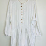 Free People  Beach ribbed semi sheer long sleeve coverup mini dress. Size… Photo 0