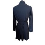 pact Short Lightweight Robe in Black Size Medium Photo 2